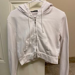 Brandy Melville cropped hoodie.